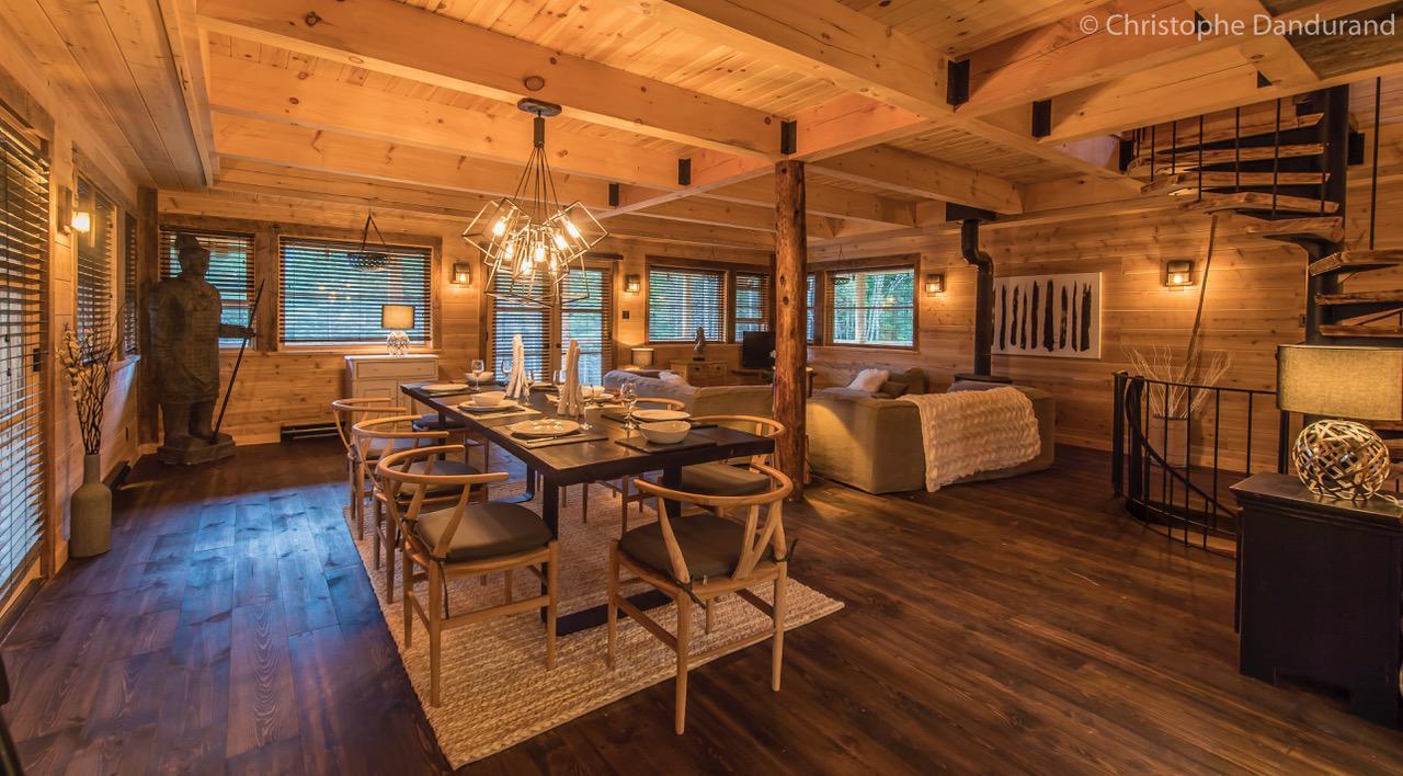 Chalet Tao Par Les Chalets Spa Canada La Malbaie Kültér fotó